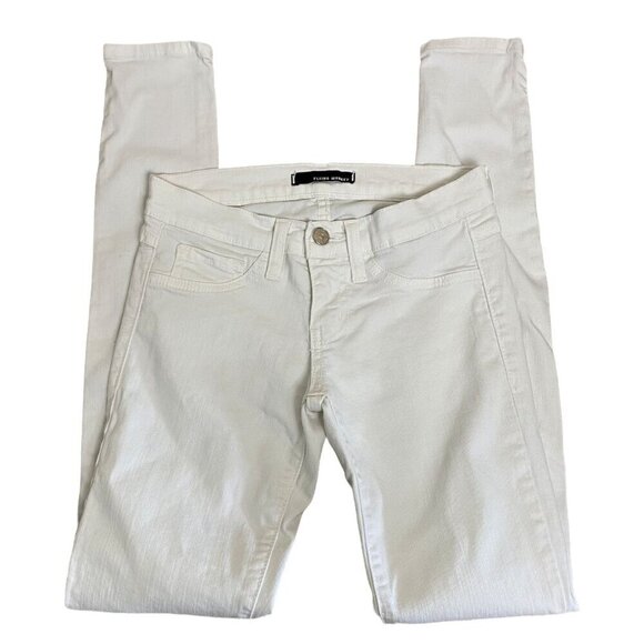 Flying Monkey White Skinny Jeggings Jean-Like Leggings JRs Sz 1 Style#L7384 - Picture 9 of 9